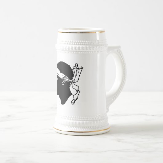 Mug avec Drapeau de Corse, France (Devant droit)