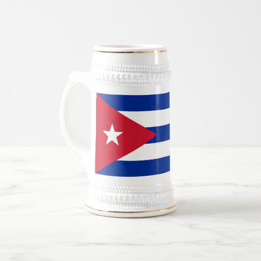 Mug avec drapeau de Cuba (Devant gauche)