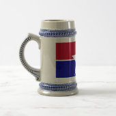 Mug avec Drapeau de Dallas City, Texas, USA (Gauche)