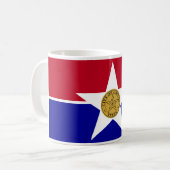 Mug avec Drapeau de Dallas, USA (Devant gauche)