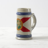 Mug avec Drapeau de Floride - Etats-Unis (Devant droit)