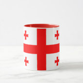 Mug avec drapeau de Géorgie (Centre)