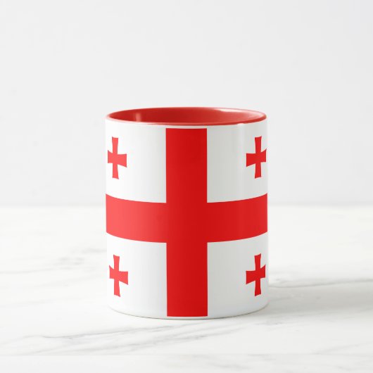 Mug avec drapeau de Géorgie (Centre)