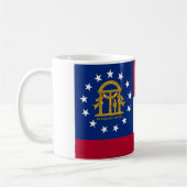 Mug avec Drapeau de Géorgie Etat - USA (Gauche)