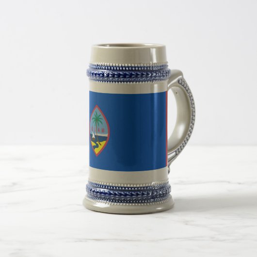 Mug avec Drapeau de Guam -USA (Devant droit)