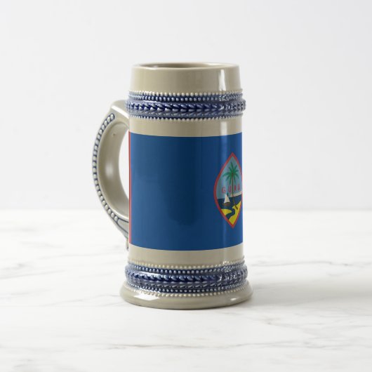 Mug avec Drapeau de Guam -USA (Devant gauche)
