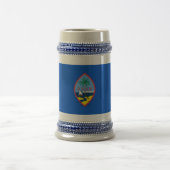 Mug avec Drapeau de Guam -USA (Centre)