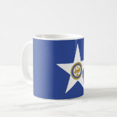 Mug avec Drapeau de Houston, USA (Devant gauche)