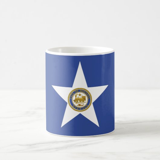 Mug avec Drapeau de Houston, USA (Centre)