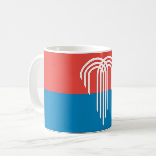 Mug avec drapeau de Kansas City, Missouri (Devant gauche)