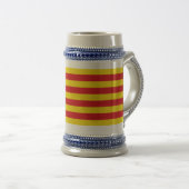 Mug avec drapeau de la Catalogne (Devant droit)