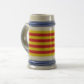 Mug avec drapeau de la Catalogne (Devant gauche)