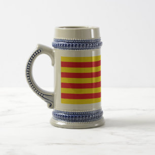 Mug avec drapeau de la Catalogne