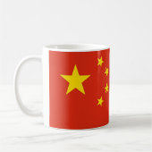 Mug avec drapeau de la Chine (Gauche)