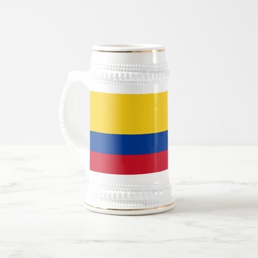 Mug avec drapeau de la Colombie (Devant gauche)