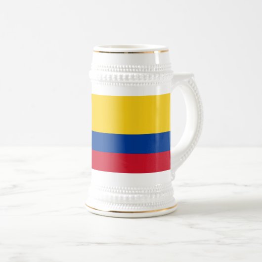 Mug avec drapeau de la Colombie (Devant droit)