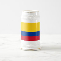 Mug avec drapeau de la Colombie