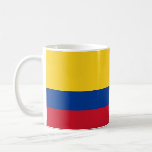 Mug avec drapeau de la Colombie (Gauche)