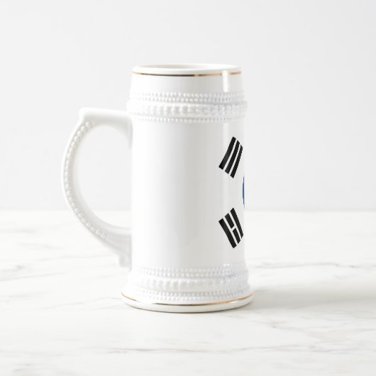 Mug avec drapeau de la Corée du Sud (Gauche)