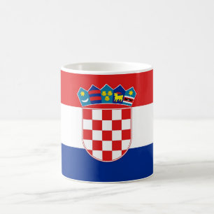 Mug avec drapeau de la Croatie
