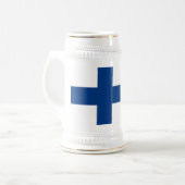 Mug avec drapeau de la Finlande (Devant gauche)