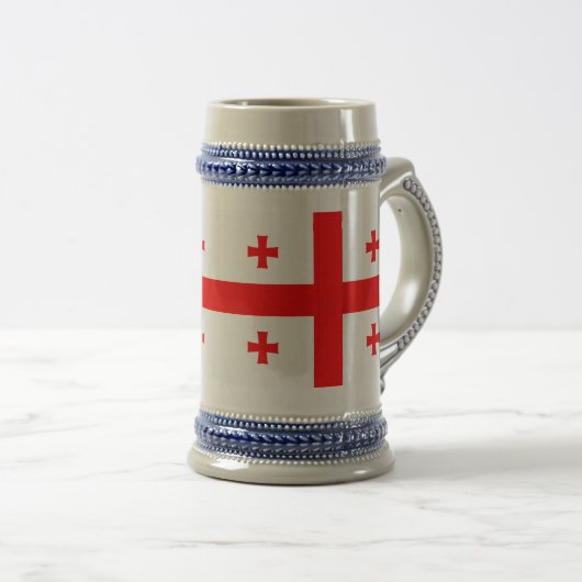 Mug avec drapeau de la Géorgie (Devant droit)