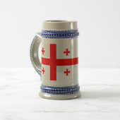 Mug avec drapeau de la Géorgie (Devant gauche)
