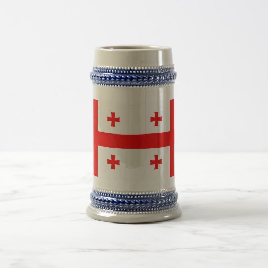 Mug avec drapeau de la Géorgie (Centre)