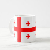 Mug avec drapeau de la Géorgie (Devant gauche)