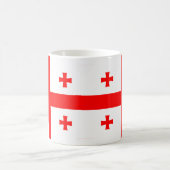 Mug avec drapeau de la Géorgie (Centre)