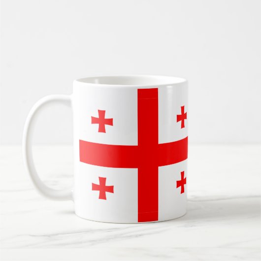 Mug avec drapeau de la Géorgie (Gauche)