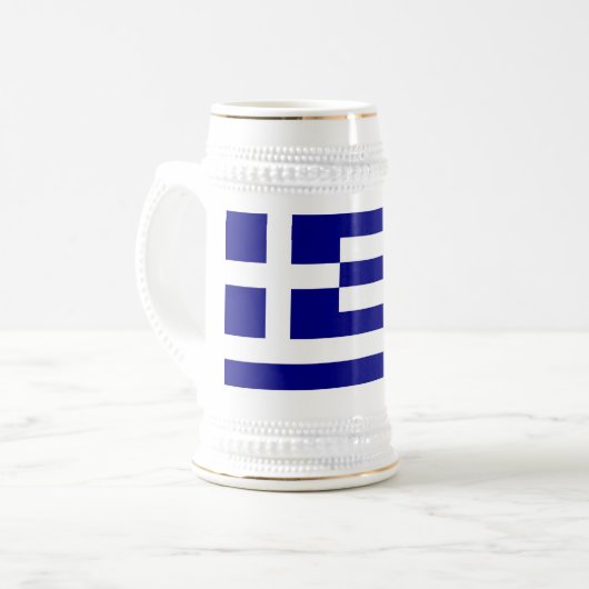 Mug avec drapeau de la Grèce (Devant gauche)