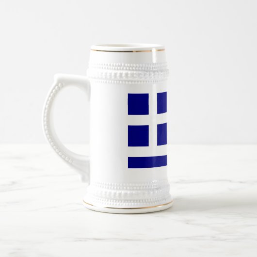 Mug avec drapeau de la Grèce (Gauche)