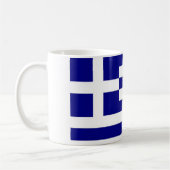 Mug avec drapeau de la Grèce (Gauche)
