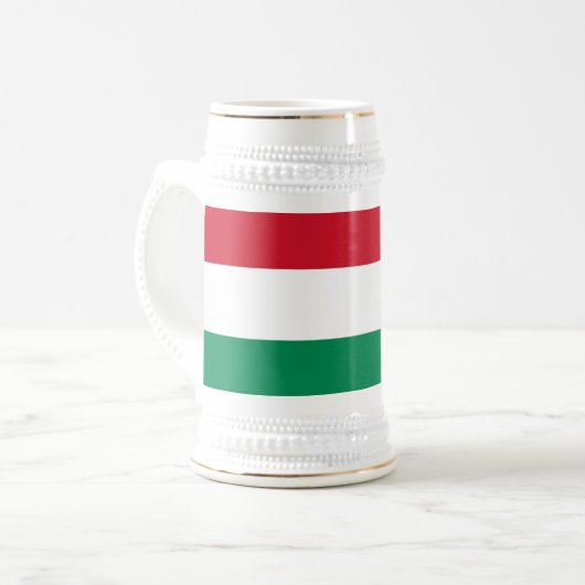 Mug avec drapeau de la Hongrie (Devant gauche)