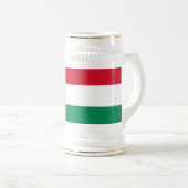 Mug avec drapeau de la Hongrie (Devant droit)
