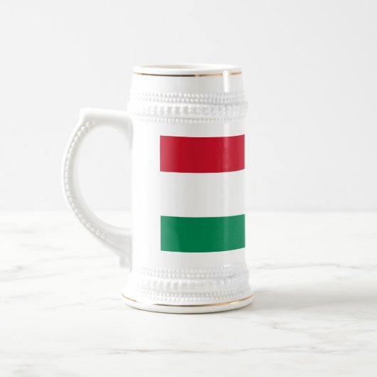 Mug avec drapeau de la Hongrie (Gauche)