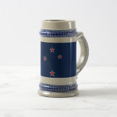 Mug avec drapeau de la Nouvelle-Zélande (Devant droit)