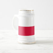 Mug avec drapeau de la Pologne (Devant gauche)