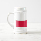 Mug avec drapeau de la Pologne (Gauche)