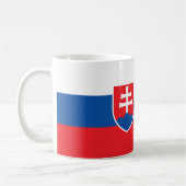 Mug avec drapeau de la Slovaquie (Gauche)