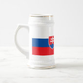 Mug avec drapeau de la Slovaquie (Gauche)