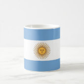 Mug avec drapeau de l'Argentine (Centre)