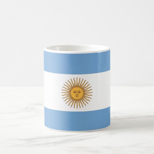 Mug avec drapeau de l'Argentine (Centre)