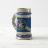 Mug avec Drapeau de Las Vegas City, USA (Devant gauche)