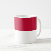 Mug avec drapeau de l'État de Caroline du Nord - É (Devant droit)