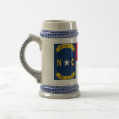 Mug avec drapeau de l'État de Caroline du Nord -US (Gauche)