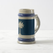 Mug avec drapeau de l'Etat de Caroline du Sud -USA (Devant droit)