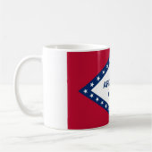 Mug avec drapeau de l'État de l'Arkansas - USA (Gauche)