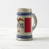Mug avec Drapeau de l'Etat de l'Iowa -USA (Devant droit)